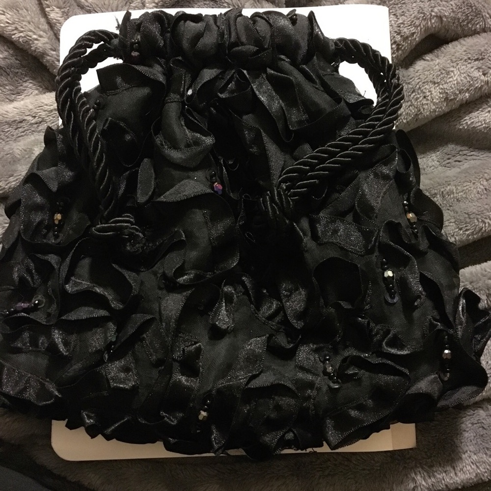 Brown Shuga Black Drawstring Purse